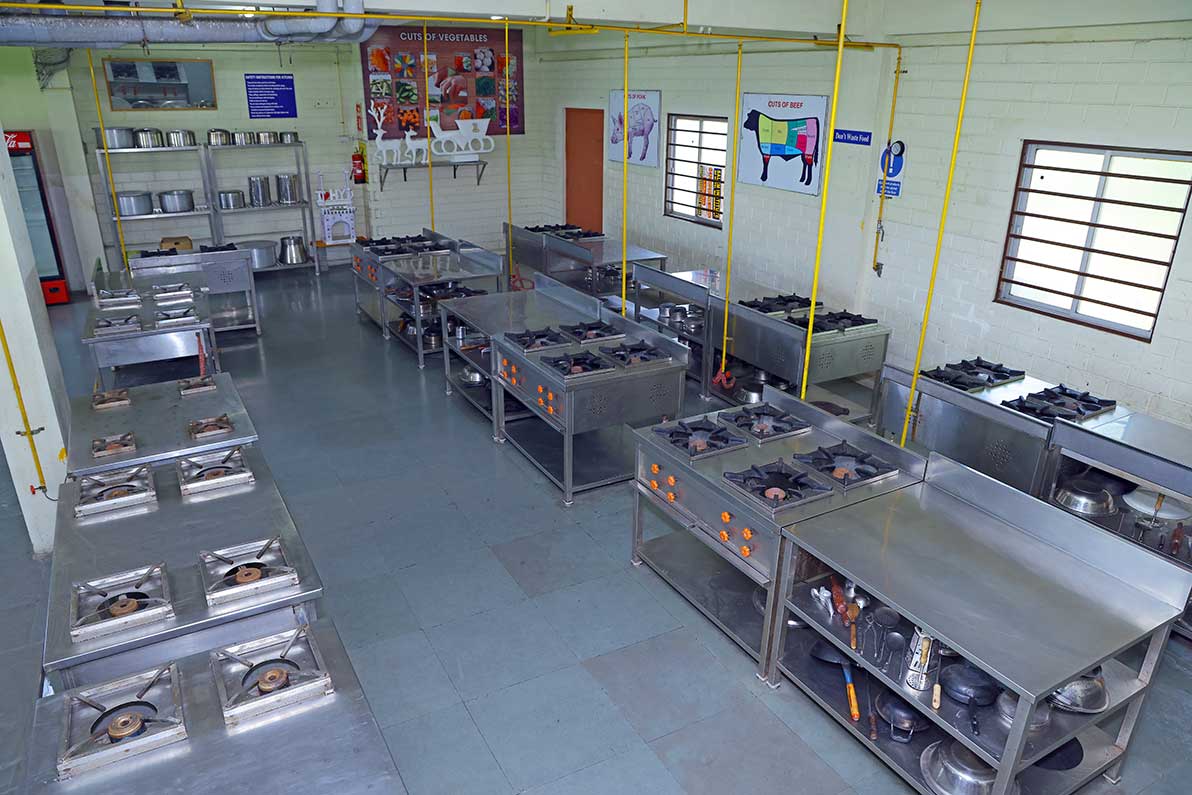 Advanced Quantity Training Kitchen at Salem Institute of Hotel Management